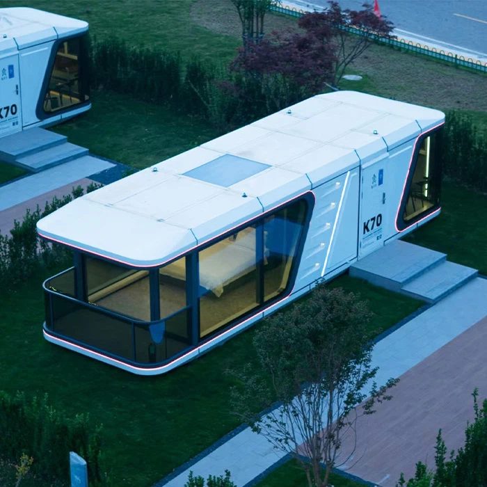 Luxusní hotel kapslí s kuchyňským vybaveným k 70_ K